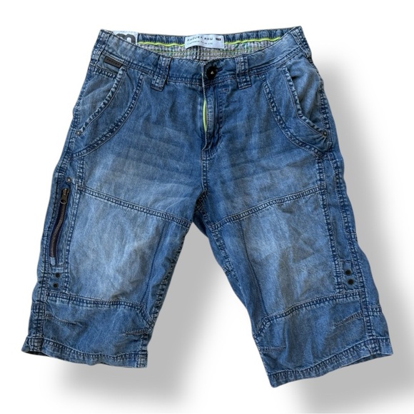Projeck Raw Y2K Denim Shorts - Picture 1 of 6